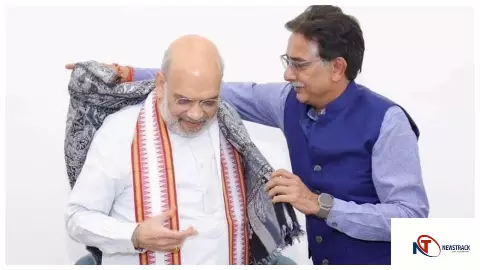 Jhansi News :सांसद अनुराग शर्मा की गृहमंत्री अमित शाह से भेंट—जनसेवा और विकास पर केंद्रित रही चर्चा