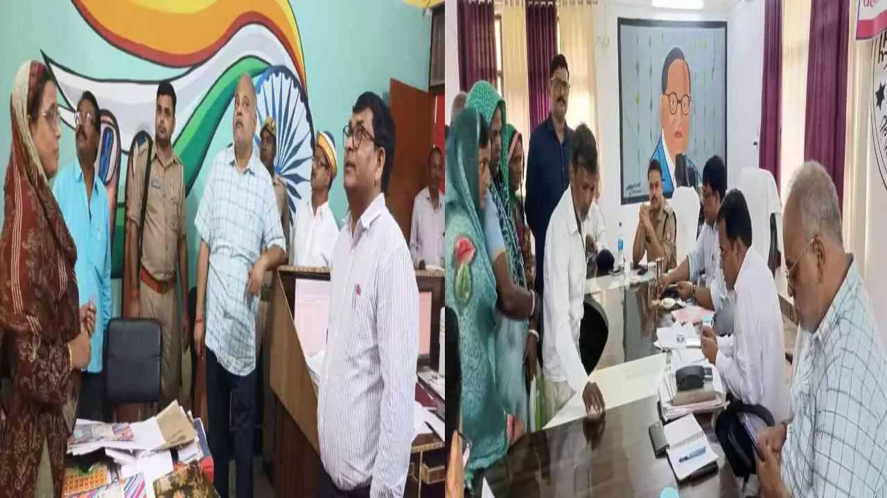 Azamgarh News: संपूर्ण समाधान दिवस पर चौकी इंचार्ज की अनुपस्थिति पर भड़के एडीएम