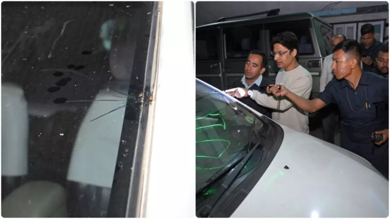 ममता राज में BJP सांसदों पर हमला तय! राजू बिस्ता के काफिले पर पत्थर से हमला, बाल-बाल बचे