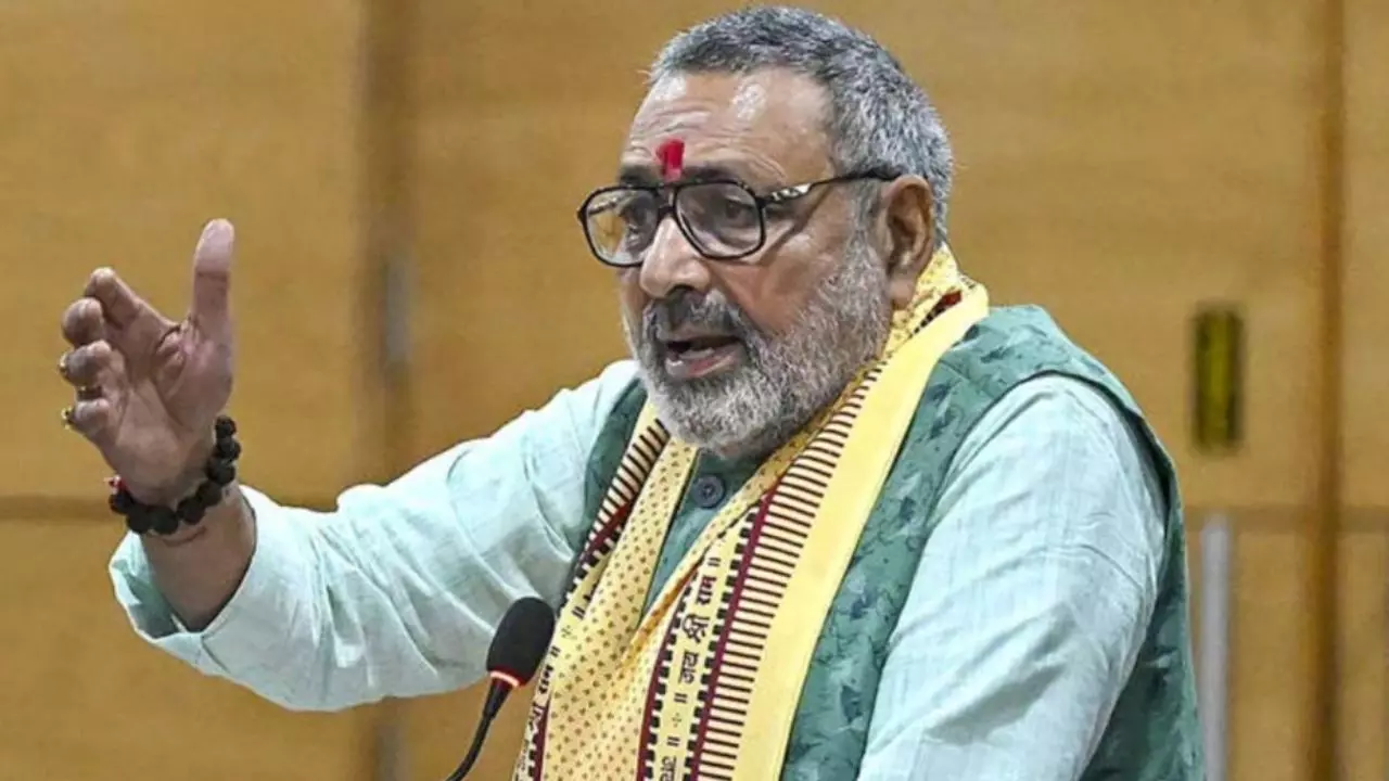 Union Minister Giriraj Singh