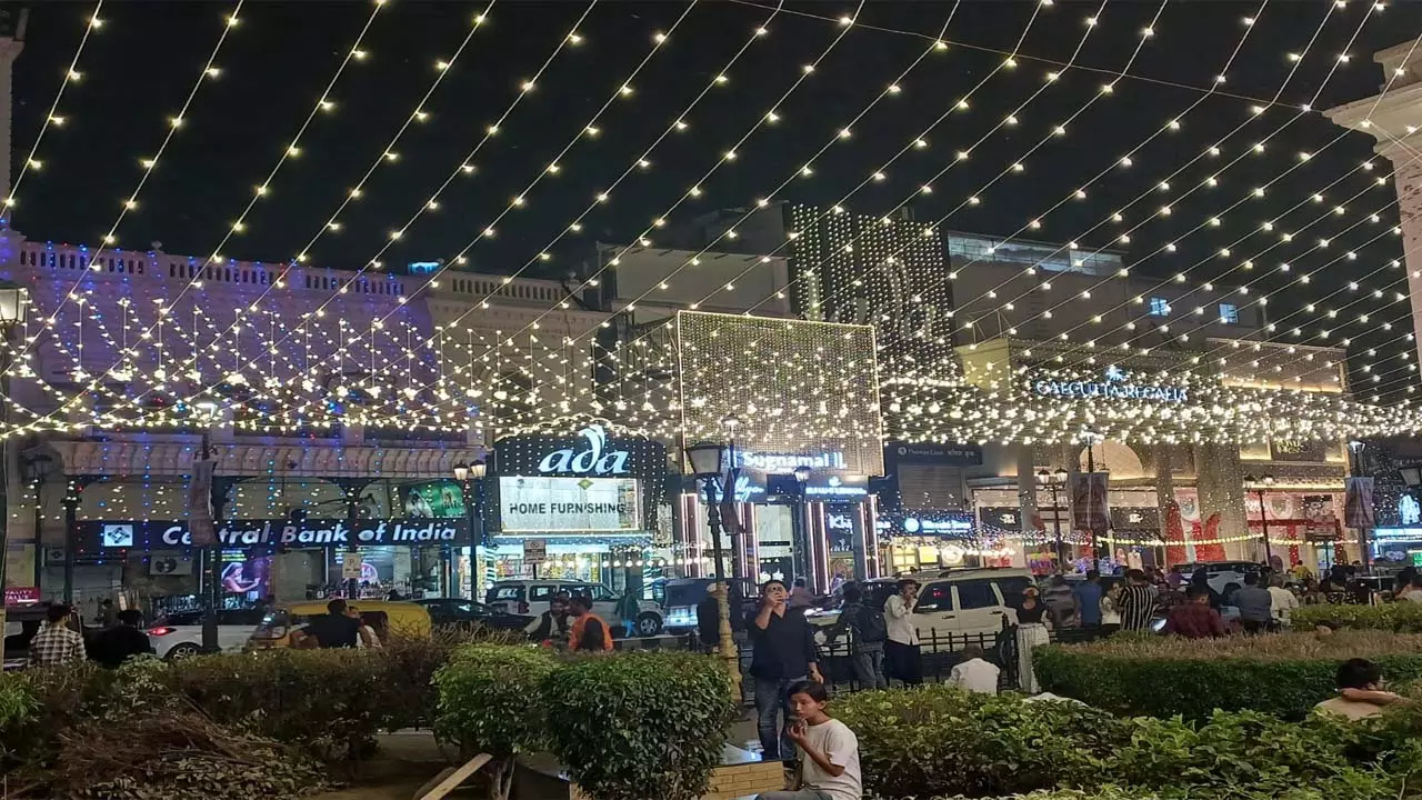 Lucknow glows bright with Diwali lights from Hazratganj to Assembly