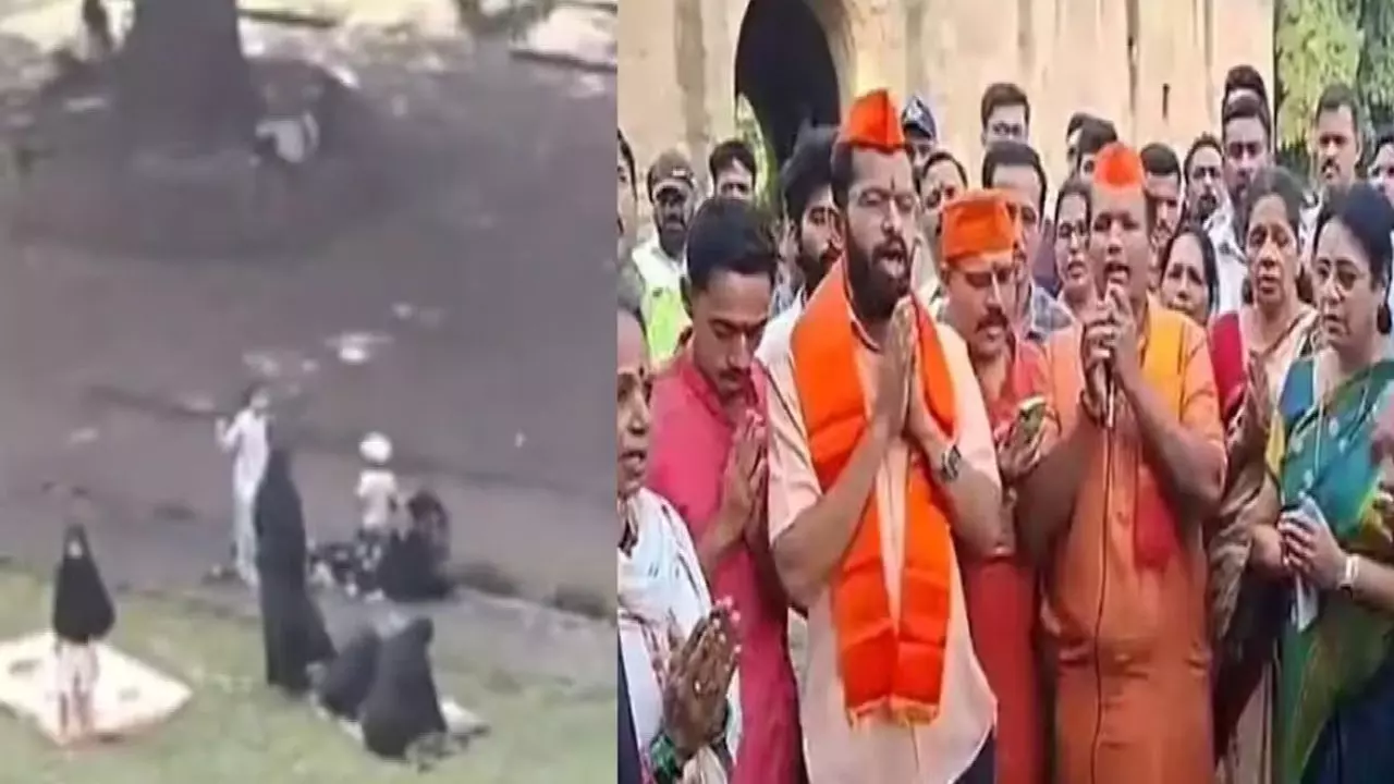 मुस्लिम महिलाओं ने पढ़ी नमाज...फिर हिंदू संगठन के कार्यकर्ताओं ने करवाया शुद्धीकरण, मचा बवाल; देखे वीडियो मुस्लिम महिलाओं ने पढ़ी नमाज...फिर हिंदू संगठन के कार्यकर्ताओं ने करवाया शुद्धीकरण, मचा बवाल; देखे वीडियो