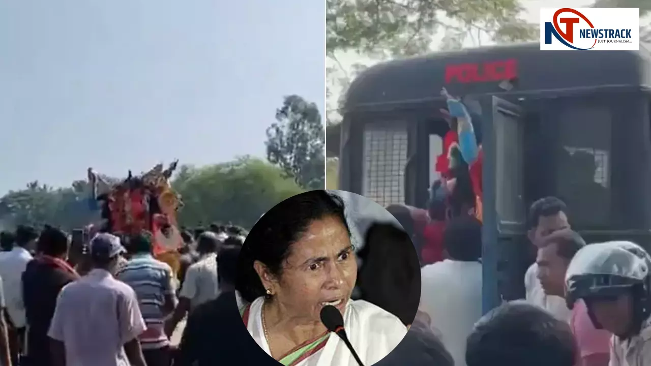 बंगाल में फिर बवाल: दक्षिण 24 परगना में काली माँ की मूर्ति खंडित! जिहादी तत्व बनाम सियासी ड्रामा? TMC-BJP में आर-पार की जंग! बंगाल में फिर बवाल: दक्षिण 24 परगना में काली माँ की मूर्ति खंडित! जिहादी तत्व बनाम सियासी ड्रामा? TMC-BJP में आर-पार की जंग!