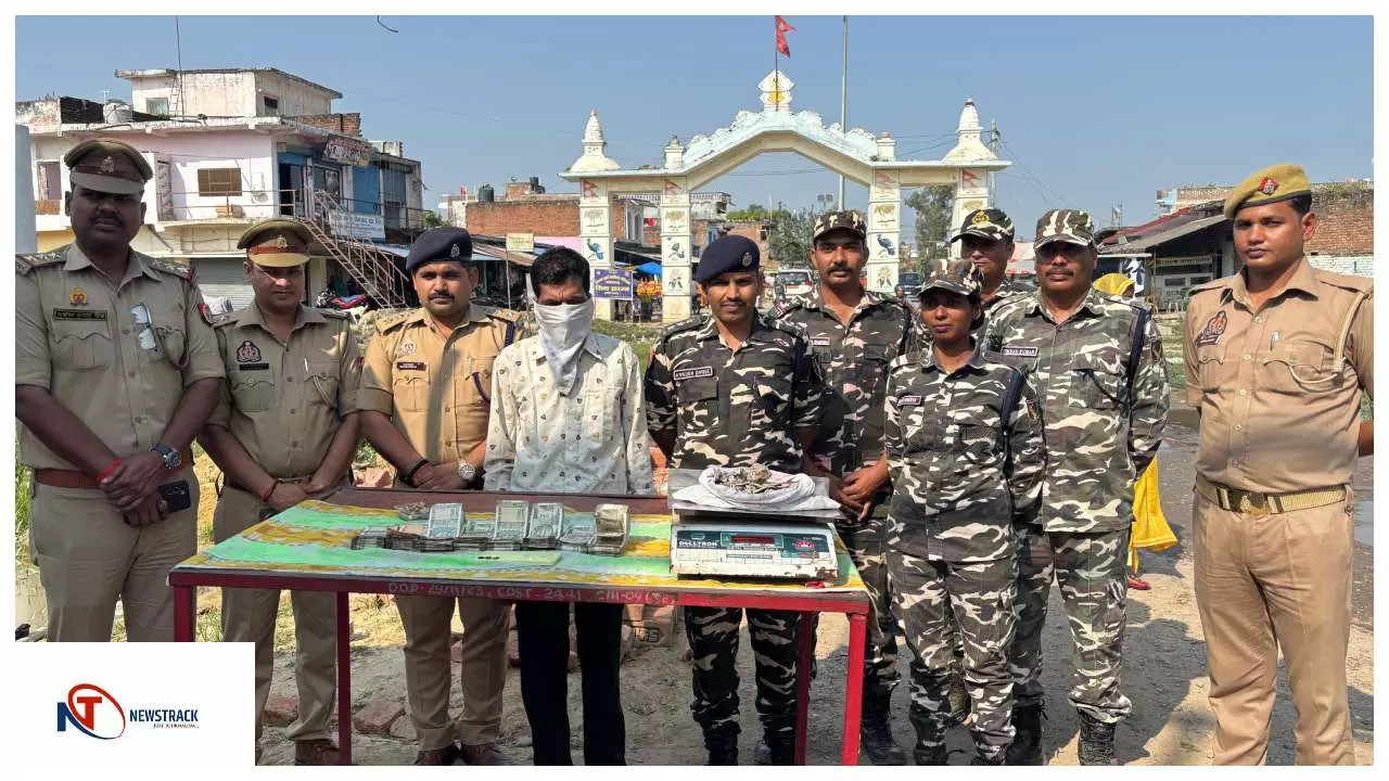 Siddharthnagar News : भारत-नेपाल सीमा पर बड़ी कार्रवाई: नेपाली नागरिक से चांदी, सोना और नकदी बरामद