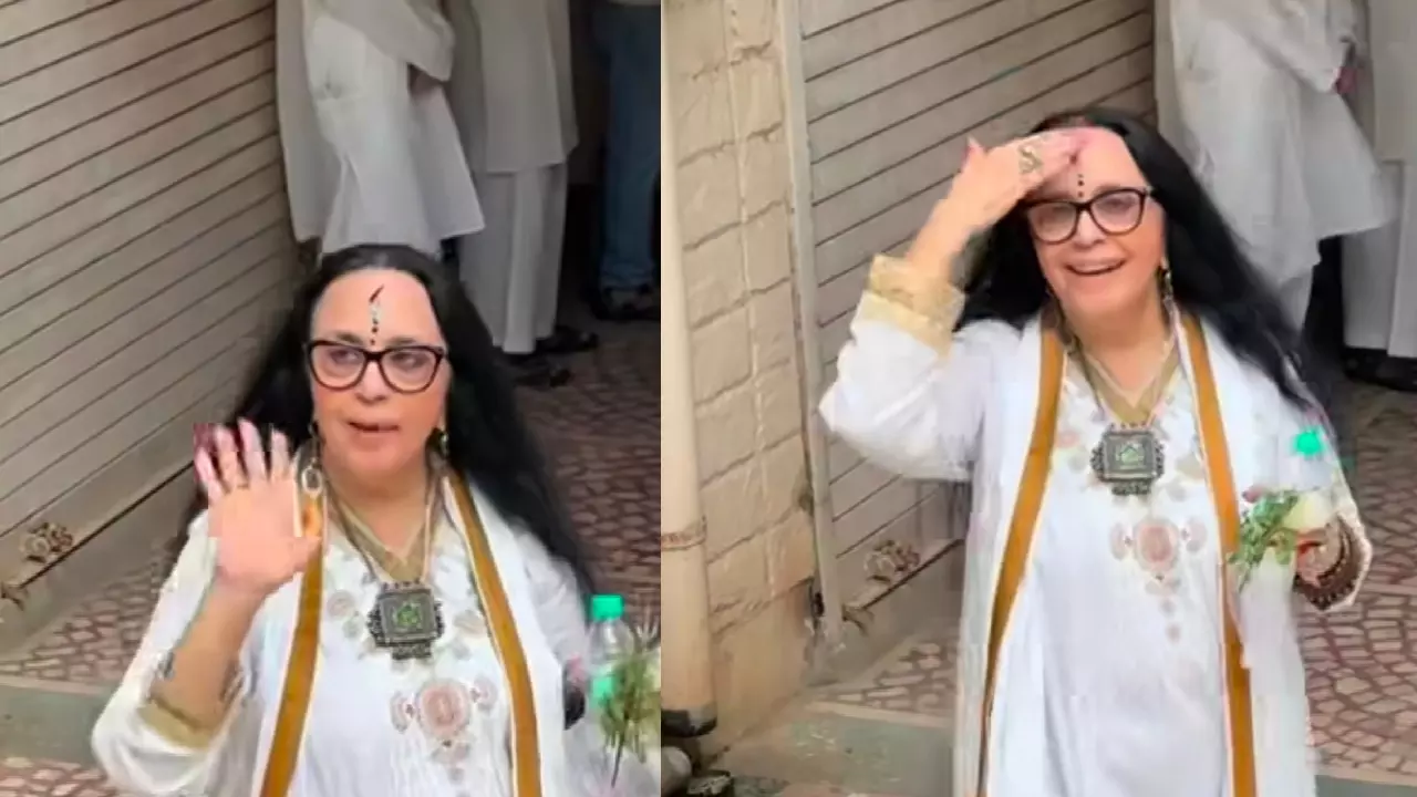 Piyush Pandey Last Rites Ila Arun Video Piyush Pandey Last Rites Ila Arun Video