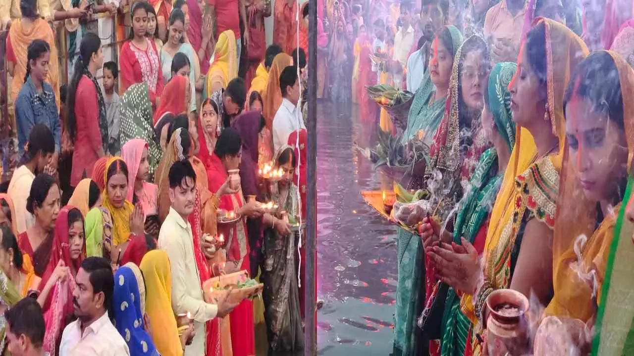 Barabanki News: उगते सूर्य को अर्घ्य देकर पूर्ण हुआ छठ महापर्व, जयकारों से गूंजा नागेश्वरनाथ धाम Barabanki News: उगते सूर्य को अर्घ्य देकर पूर्ण हुआ छठ महापर्व, जयकारों से गूंजा नागेश्वरनाथ धाम
