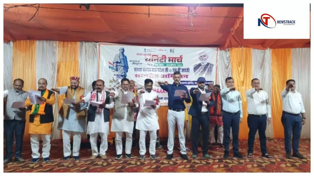 Shravasti श्रावस्ती में सरदार वल्लभभाई पटेल की 150वीं जयंती राष्ट्रीय एकता दिवस के रूप में मनाई गई”