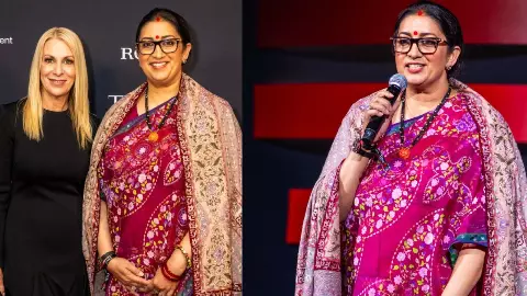 Smriti Irani Represents India Time 100