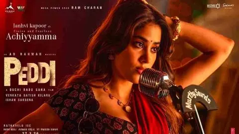 Peddi Janhvi Kapoor First Look