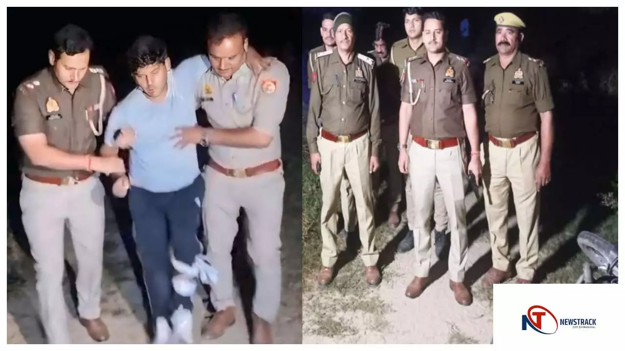 Bulandshahr News : बुलंदशहर में ₹25000 के इनामी जावेद का हुआ हॉफ एनकाउंटर