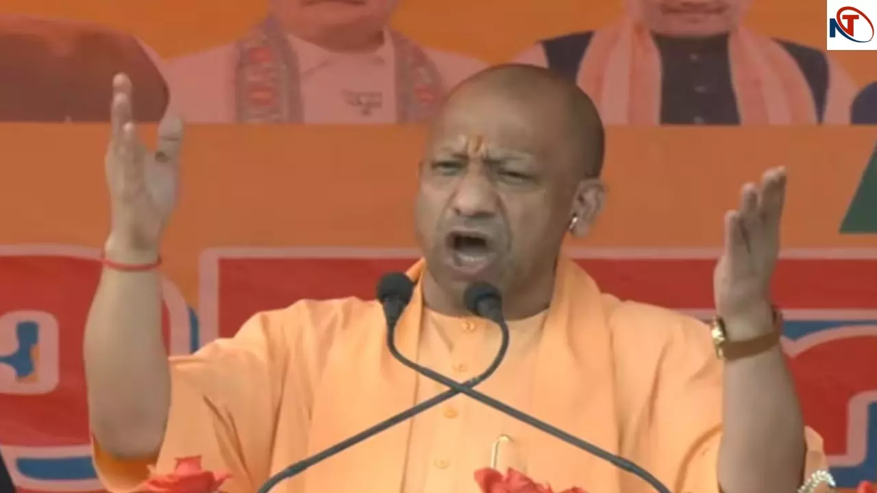 CM Yogi Adityanath Darbhanga Rally CM Yogi Adityanath Darbhanga Rally