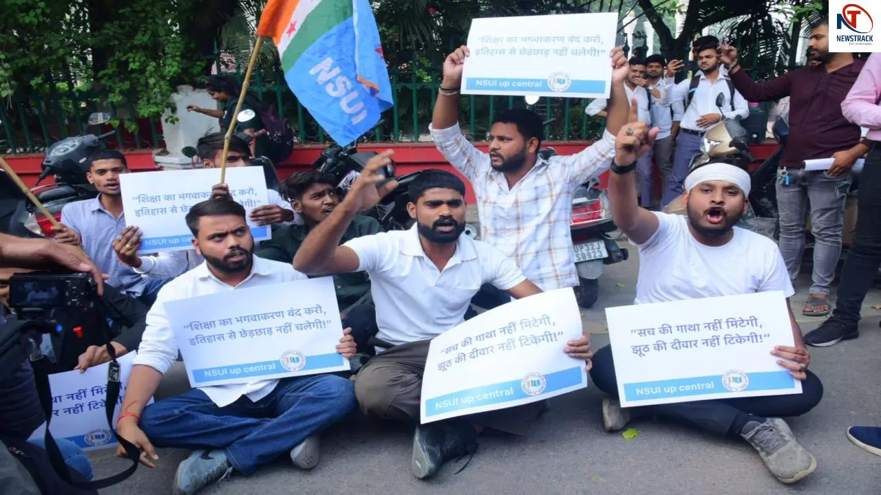 NSUI Students Protest NSUI Students Protest