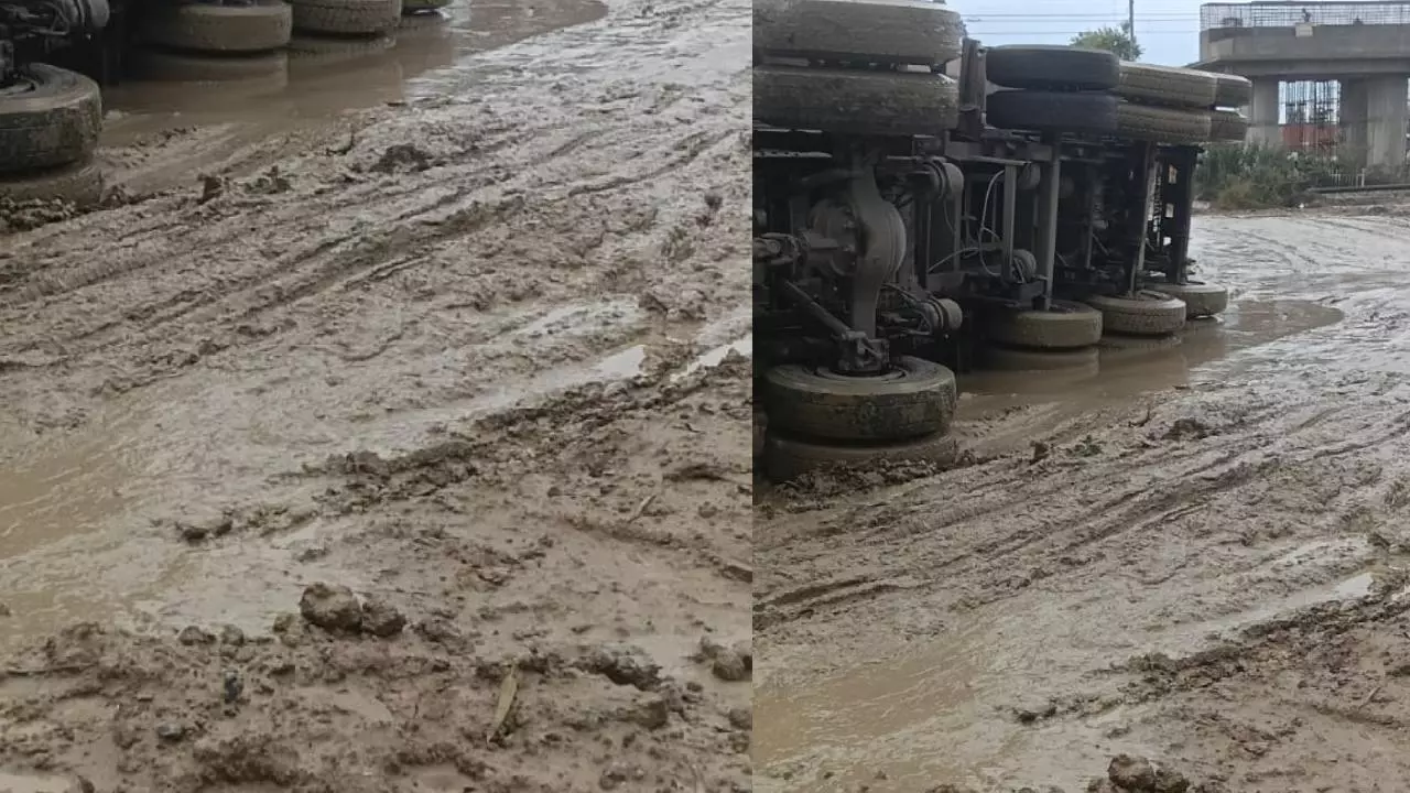 Hardoi News: सेंट थेरेसा बाईपास मार्ग बदहाल, हर रोज हादसों का खतरा