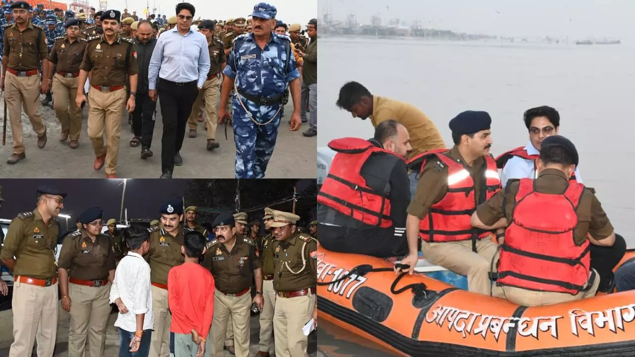 Hapur News: गढ़मुक्तेश्वर गंगा मेला: मंडलायुक्त-डीआईजी ने की घाटों पर सुरक्षा व्यवस्था का निरीक्षण Hapur News: गढ़मुक्तेश्वर गंगा मेला: मंडलायुक्त-डीआईजी ने की घाटों पर सुरक्षा व्यवस्था का निरीक्षण