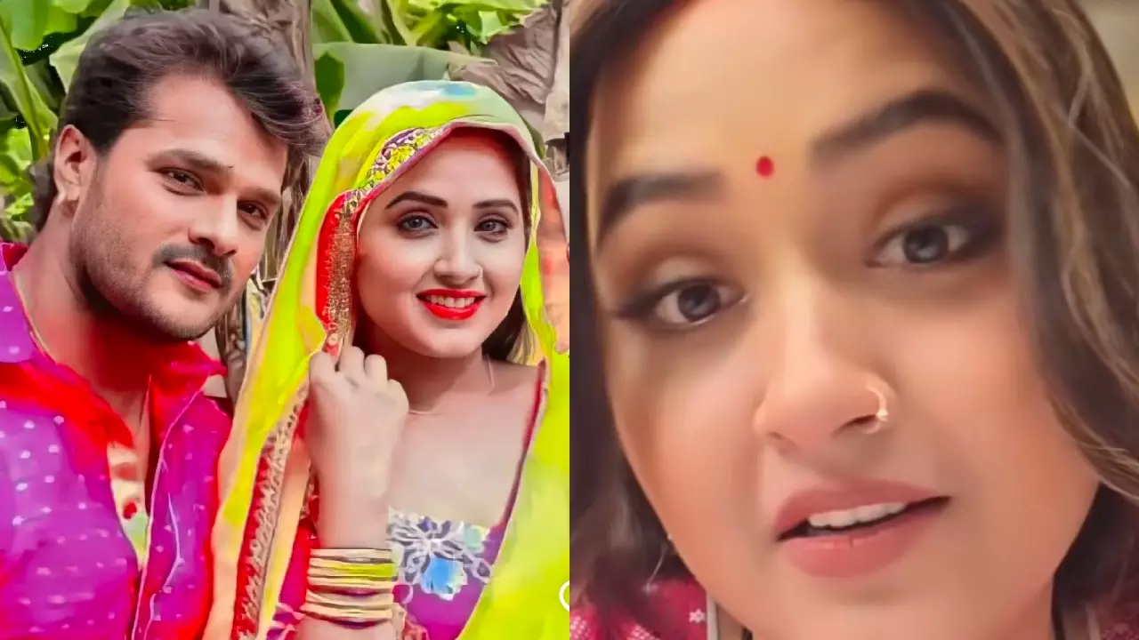 Kajal Raghwani On Khesari Lal Yadav Viral Video