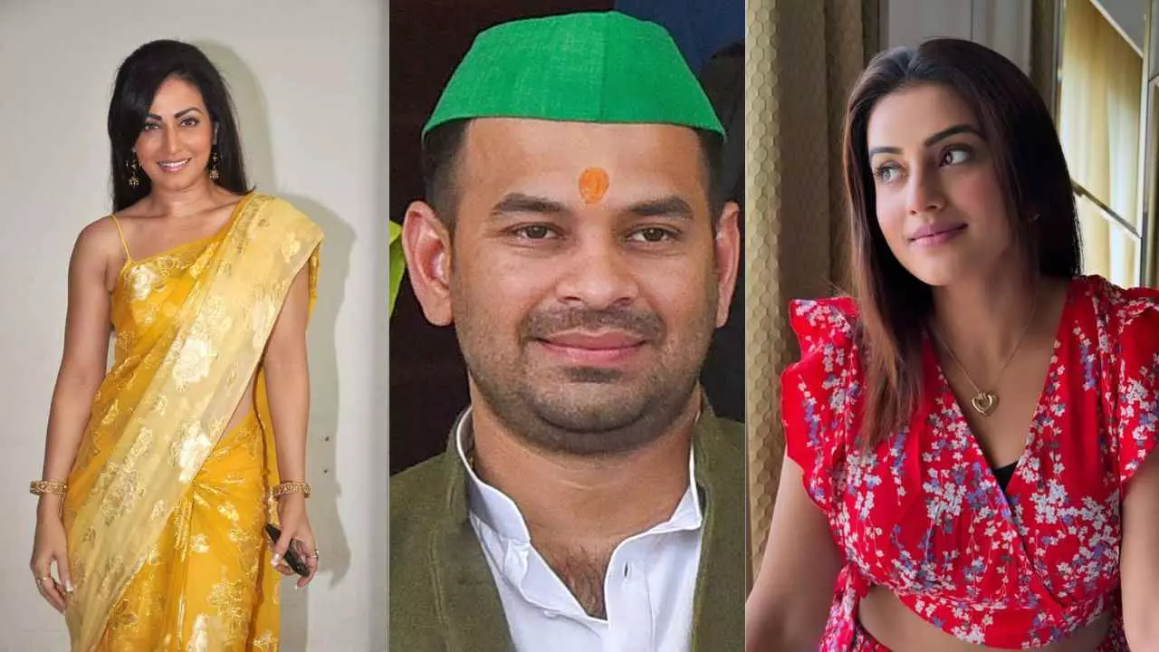 महुआ की जनता पर चढ़ा भोजपुरी हीरोइन का जादू, तेज प्रताप के लिए मैदान में उतरीं अक्षरा-पाखी