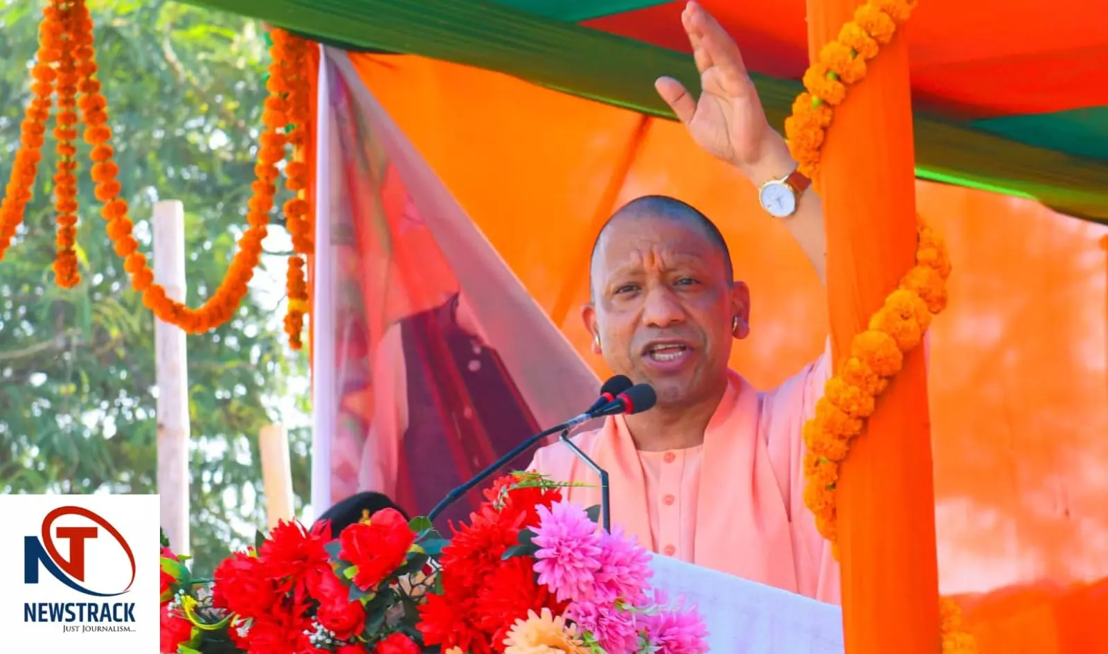 Yogi Adityanath Sitamarhi rally Yogi Adityanath Sitamarhi rally