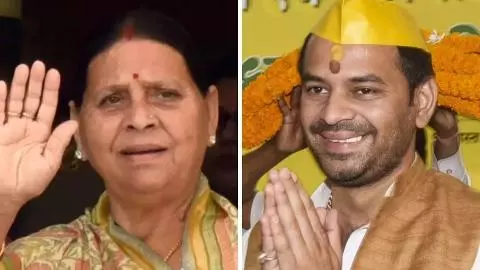 Lalu family cast their votes