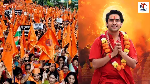 दिल्ली से वृंदावन सनातन मिशन, धीरेंद्र शास्त्री के साथ हजारों हिंदुओं ने भरी हुंकार, जातिवाद खत्म करने का संकल्प