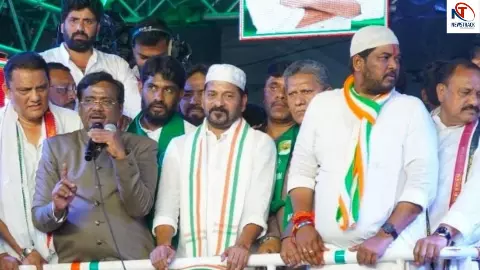 PM मोदी ने भी पहनी थी टोपी... चुनाव में मुस्लिम टोपी पर बवाल, रेवंत रेड्डी ने किये चारों खाने चित PM मोदी ने भी पहनी थी टोपी... चुनाव में मुस्लिम टोपी पर बवाल, रेवंत रेड्डी ने किये चारों खाने चित
