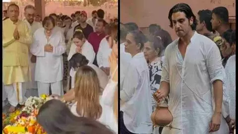 Zarine Khan Last Rites Zarine Khan Last Rites
