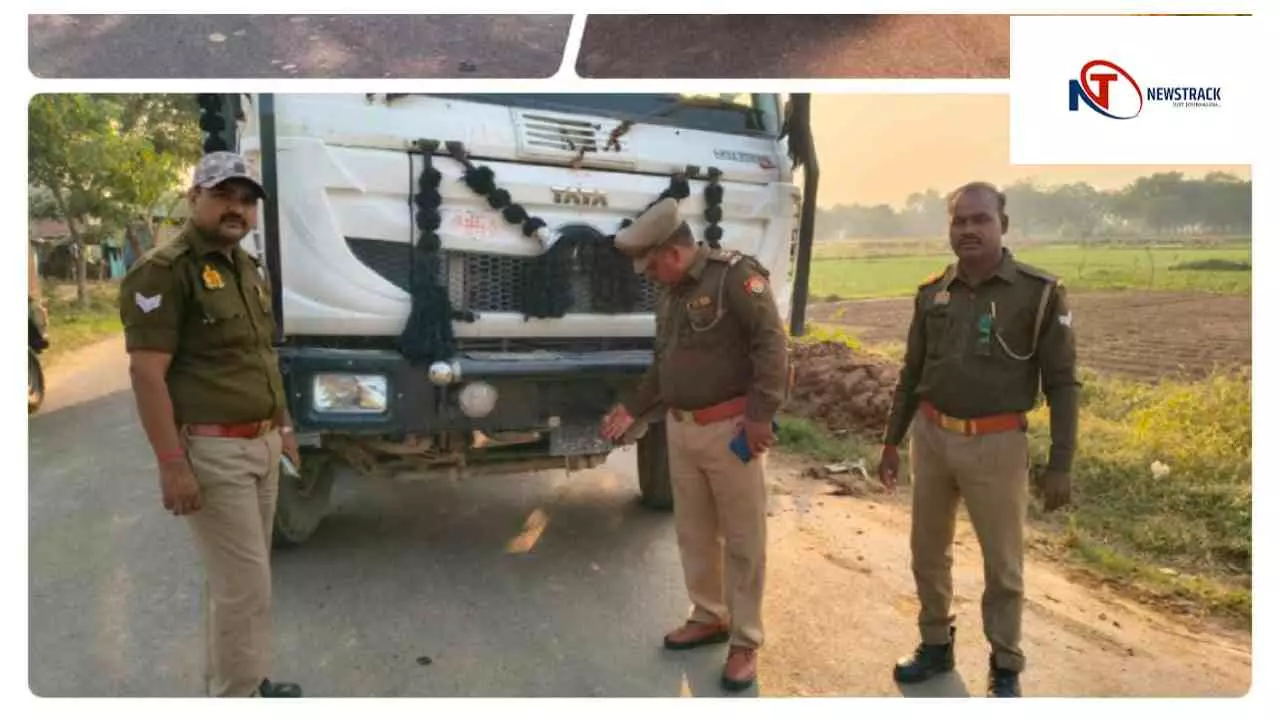 Kaushambi News : कौशांबी पुलिस ने बिना नंबर वाले 16 डम्पर/ट्रक सीज किए, सड़क सुरक्षा कड़ी की कार्रवा