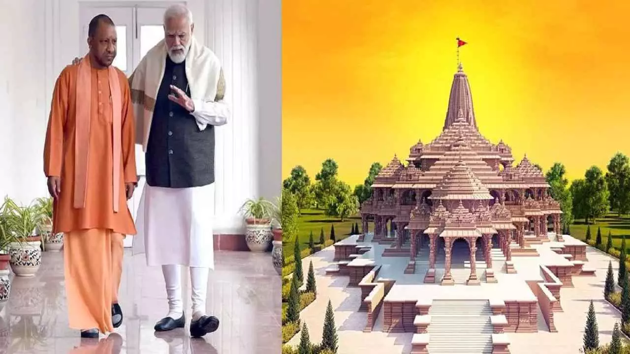 Ayodhya Ram Mandir Historic Moment: PM Modi to Hoist Flag on 161-Foot ...