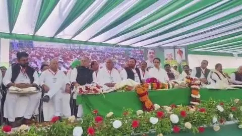 राष्ट्रीय लोकदल का राष्ट्रीय अधिवेशन में जयंत चौधरी फिर बने राष्ट्रीय अध्यक्ष