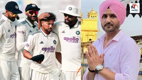 RIP टेस्ट क्रिकेट! कोलकाता पिच पर भड़के हरभजन सिंह; सिर्फ 2 दिन में मैच खत्म होने पर वॉन और फिंच ने भी उठाए सवाल