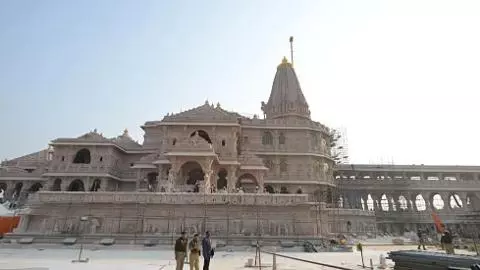 Ayodhya Ram Mandir Flag Hoisting Ayodhya Ram Mandir Flag Hoisting