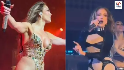 Jennifer Lopez Video: उदयपुर ग्रैंड वेडिंग में अमेरिकन सिंगर का ड्रेस देख भड़के यूजर्स, देखें वीडियो Jennifer Lopez Video: उदयपुर ग्रैंड वेडिंग में अमेरिकन सिंगर का ड्रेस देख भड़के यूजर्स, देखें वीडियो