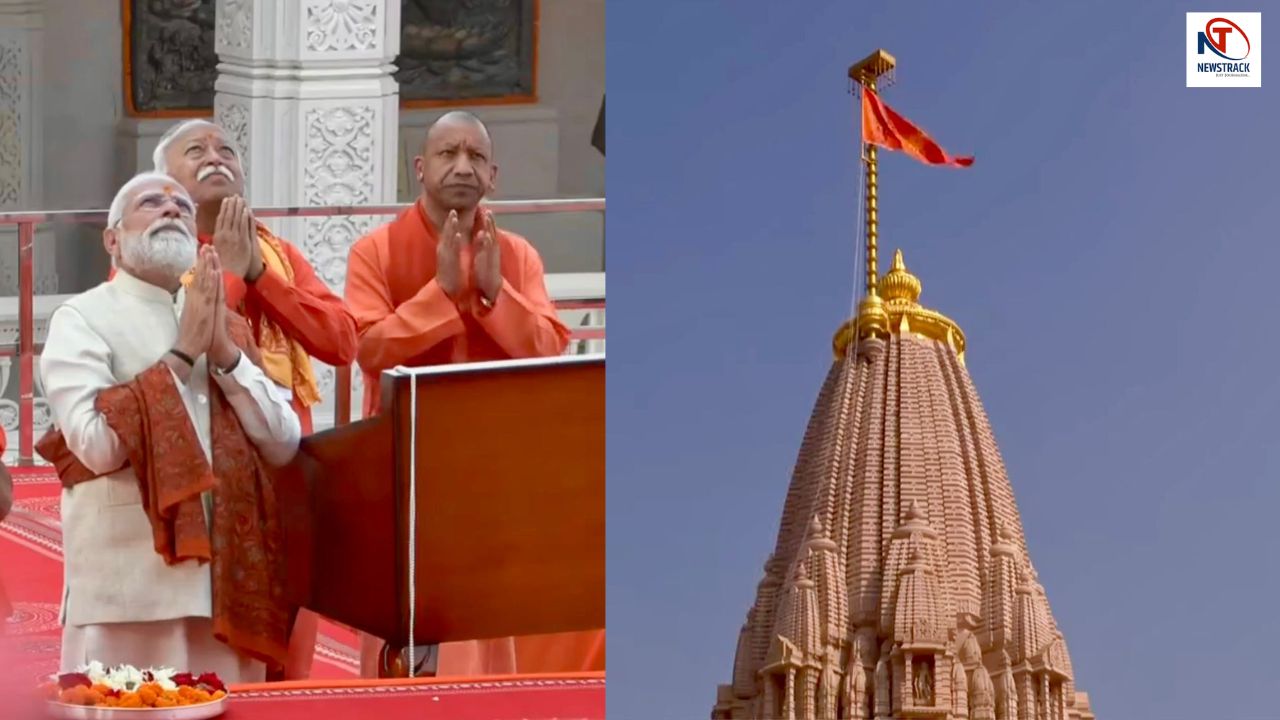 Ayodhya Ram Mandir Dhwajarohan| Ram Temple Flag Hoisting| PM Modi ...