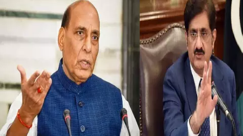 Murad Ali Shah Rajnath Singh India Sindh Claim
