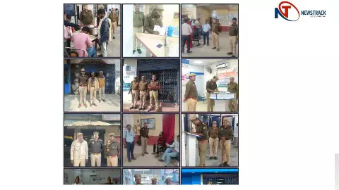 Maharajganj News : महराजगंज पुलिस ने बैंक सुरक्षा मजबूत करने हेतु विशेष चेकिंग अभियान चलाया Maharajganj News : महराजगंज पुलिस ने बैंक सुरक्षा मजबूत करने हेतु विशेष चेकिंग अभियान चलाया