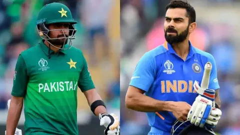 बाबर बनेंगे T20I किंग? आज टूटेगा विराट का सबसे बड़ा रिकॉर्ड, क्रिकेट का मैदान बनेगा रणभूमि बाबर बनेंगे T20I किंग? आज टूटेगा विराट का सबसे बड़ा रिकॉर्ड, क्रिकेट का मैदान बनेगा रणभूमि