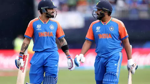 आज विराट-रोहित तोड़ेंगे सबसे बड़ा रिकॉर्ड! सचिन-द्रविड़ को पछाड़ रचेंगे नया इतिहास आज विराट-रोहित तोड़ेंगे सबसे बड़ा रिकॉर्ड! सचिन-द्रविड़ को पछाड़ रचेंगे नया इतिहास