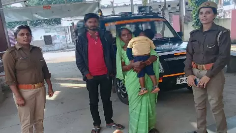 Tightening broken ties Chandauli Police: Couple separated from Mission Shakti reunited