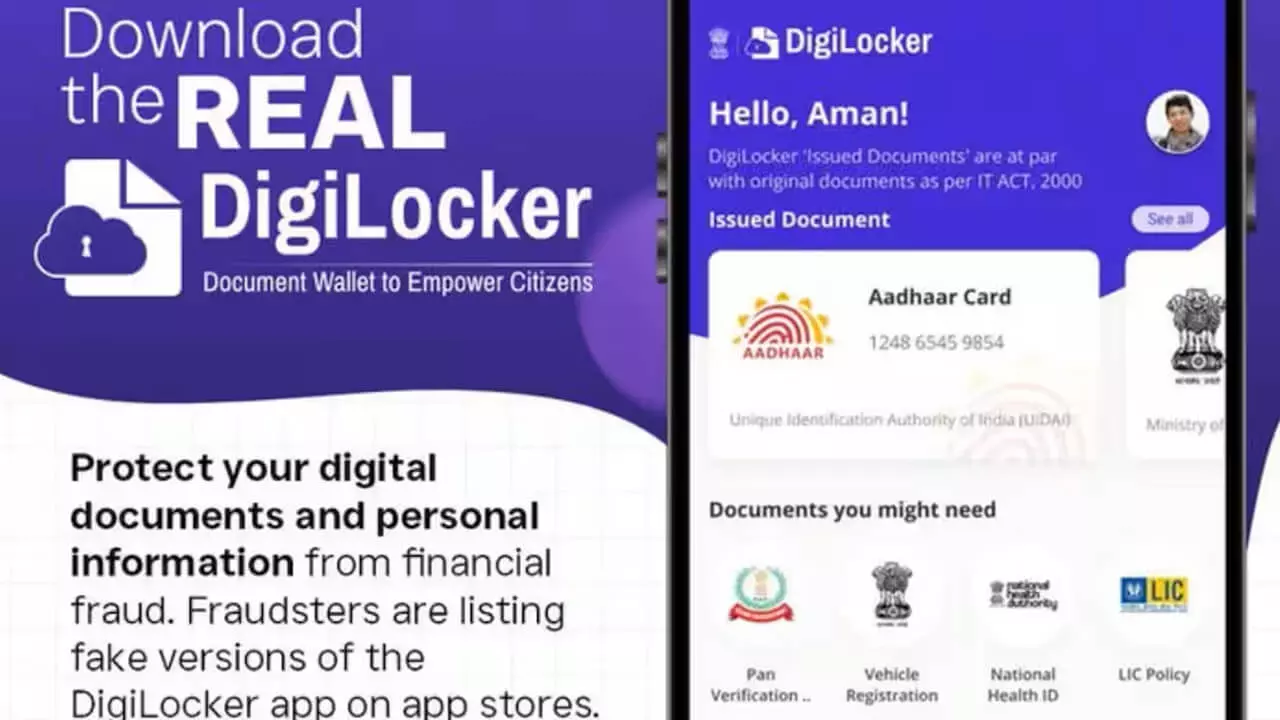 Fake DigiLocker App Tips Fake DigiLocker App Tips