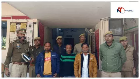 Lakhimpur Kheri  जुए में हार-जीत की रंजिश में मुन्नालाल की हत्या, पुलिस ने तीन आरोपियों को गिरफ्तार