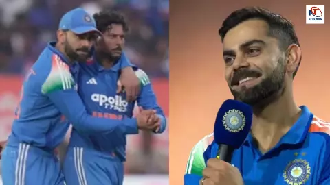 रो दे, रो दे! कुलदीप यादव को अवॉर्ड मिलते ही विराट कोहली ने कर दी ऐसी हरकत, भारतीय ड्रेसिंग रूम का VIDEO हुआ VIRAL!