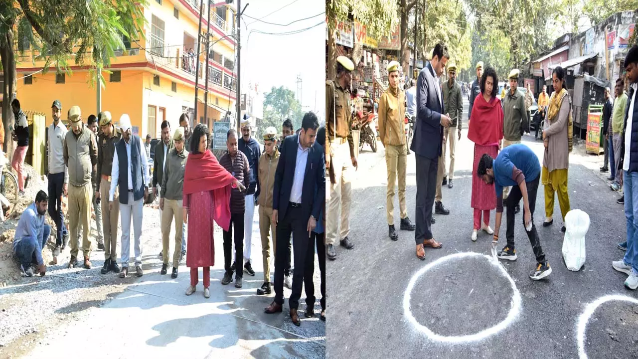 DM’s action on Midania–SSB Road Banegi High-Standard, Memorial Road