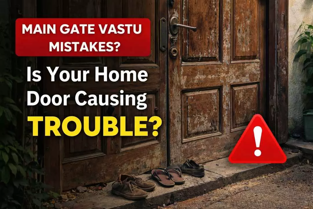 Vastu Shastra for Home: घर का दरवाजा खोल रहा है परेशानी का रास्ता? मेन गेट की ये भूलें तुरंत सुधारें Vastu Shastra for Home: घर का दरवाजा खोल रहा है परेशानी का रास्ता? मेन गेट की ये भूलें तुरंत सुधारें