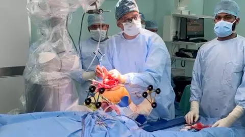 Medical Revolution in AIIMS: First Successful Robot-Assisted Knee Transplant Medical Revolution in AIIMS: First Successful Robot-Assisted Knee Transplant