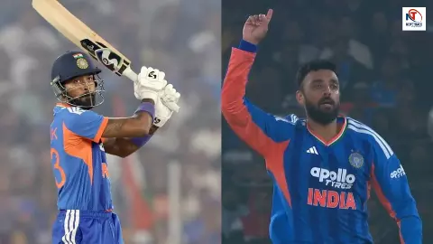 Hardik-Tilak का तूफान, Bumrah की घातक गेंदबाजी, भारत ने दक्षिण अफ्रीका को धूल चटाकर जीती सीरीज! Hardik-Tilak का तूफान, Bumrah की घातक गेंदबाजी, भारत ने दक्षिण अफ्रीका को धूल चटाकर जीती सीरीज!