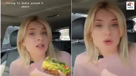 RUSSIAN लड़की ने दिखाई भारत की असली पहचान! सैंडविच खाते हुए कार में खोला वो सच, जिसे सुनकर दुनिया रह गई दंग RUSSIAN लड़की ने दिखाई भारत की असली पहचान! सैंडविच खाते हुए कार में खोला वो सच, जिसे सुनकर दुनिया रह गई दंग