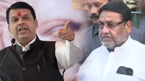 नवाब मलिक पर नरम हुई BJP? फडणवीस के गठबंधन वाले बयान ने विपक्षी खेमे में मचाई हड़कंप