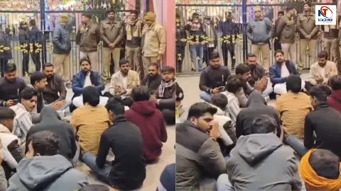 UP के बरेली में ईसाई समाज खतरे में! चर्च के बाहर हनुमान चालीसा का पाठ, क्या यही है सबका साथ? UP के बरेली में ईसाई समाज खतरे में! चर्च के बाहर हनुमान चालीसा का पाठ, क्या यही है सबका साथ?