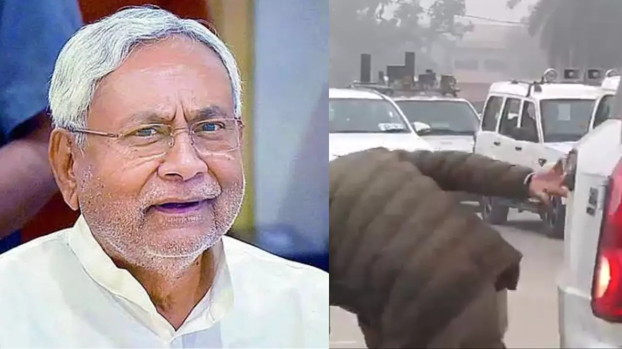 CM नीतीश बाबू के काफिले ने ट्रैफिक DSP को मारी टक्कर