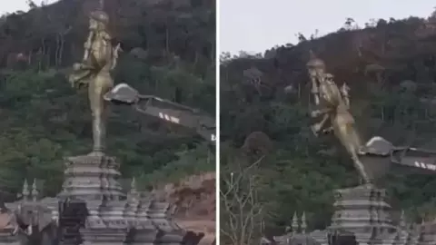सीमा विवाद या धर्म पर हमला? आखिर क्यों तोड़ी गई कंबोडिया में भगवान विष्णु की विशाल प्रतिमा सीमा विवाद या धर्म पर हमला? आखिर क्यों तोड़ी गई कंबोडिया में भगवान विष्णु की विशाल प्रतिमा