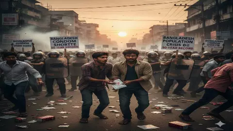 बांग्लादेश में कंडोम की किल्लत! हिंसा के बीच अचानक गायब हुए कंडोम, 50 साल का रिकॉर्ड टूटा, बेकाबू हुई आबादी